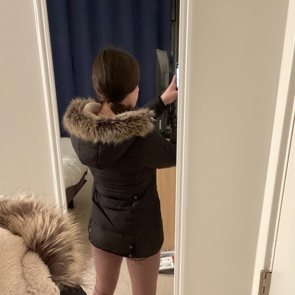 Faux Fur Trim Down & Feather Fill Parka - Picture 3 of 5